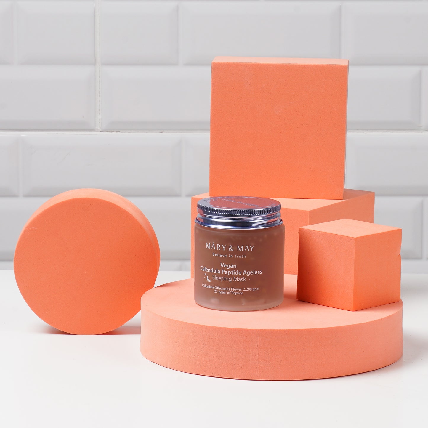 MARY & MAY: CALENDULA PEPTIDE AGELESS SLEEPING MASK