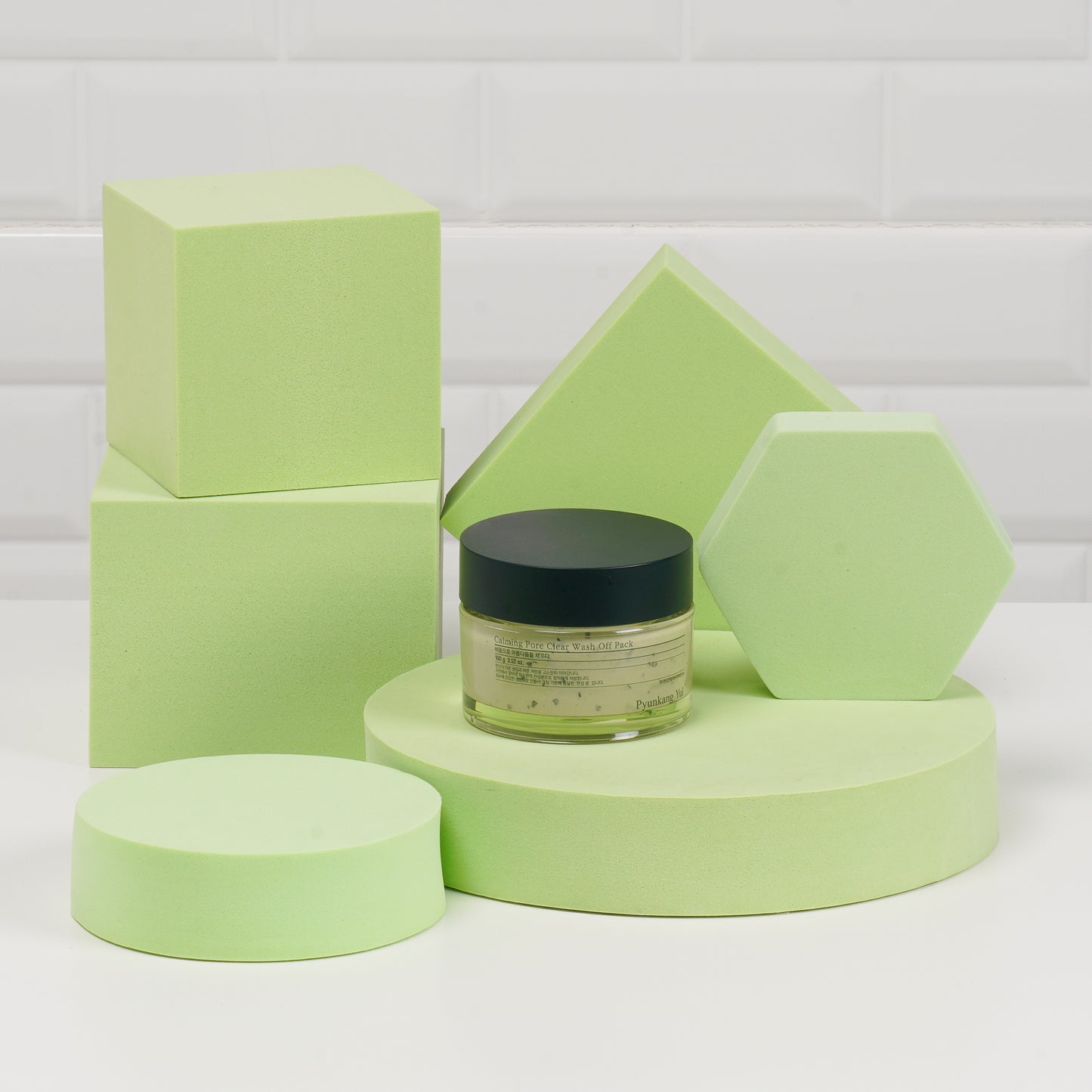 PYUNKANG YUL: تهدئة المسام مسح غسل قبالة حزمة