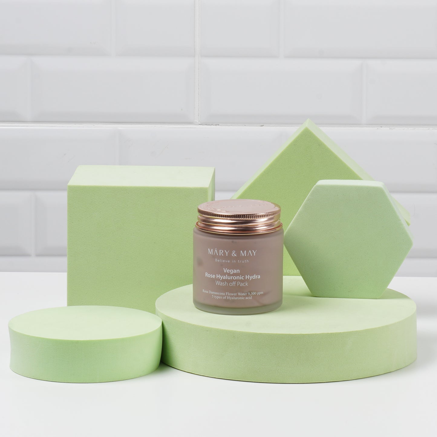 MARY&MAY : ROSE HYALURONIC HYDRA WASH OFF PACK