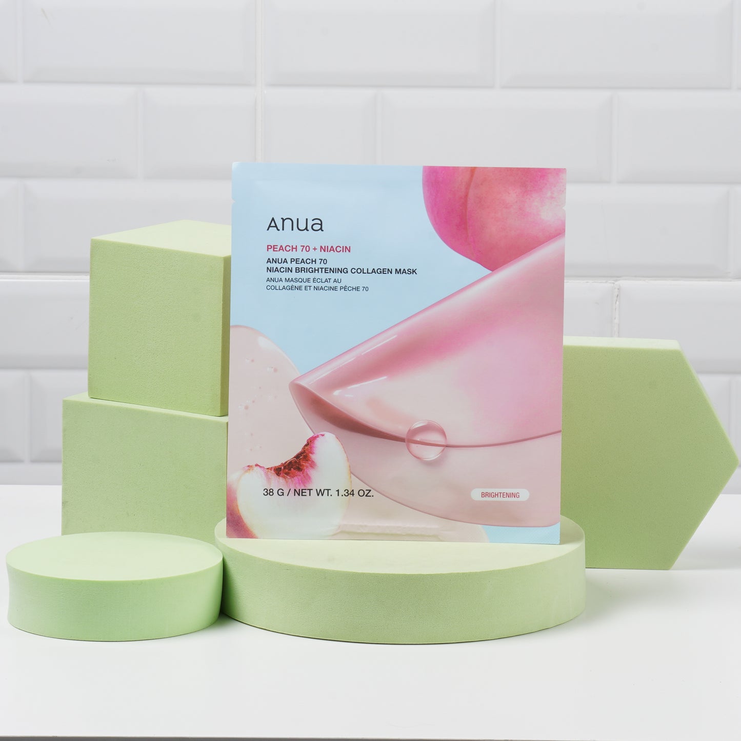 ANUA: PEACH 70 NIACIN BRIGHTENING COLLAGEN MASK