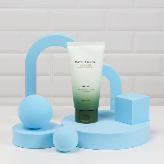 HEIMISH: MATCHA BIOME AMINO ACNE CLEANSING FOAM