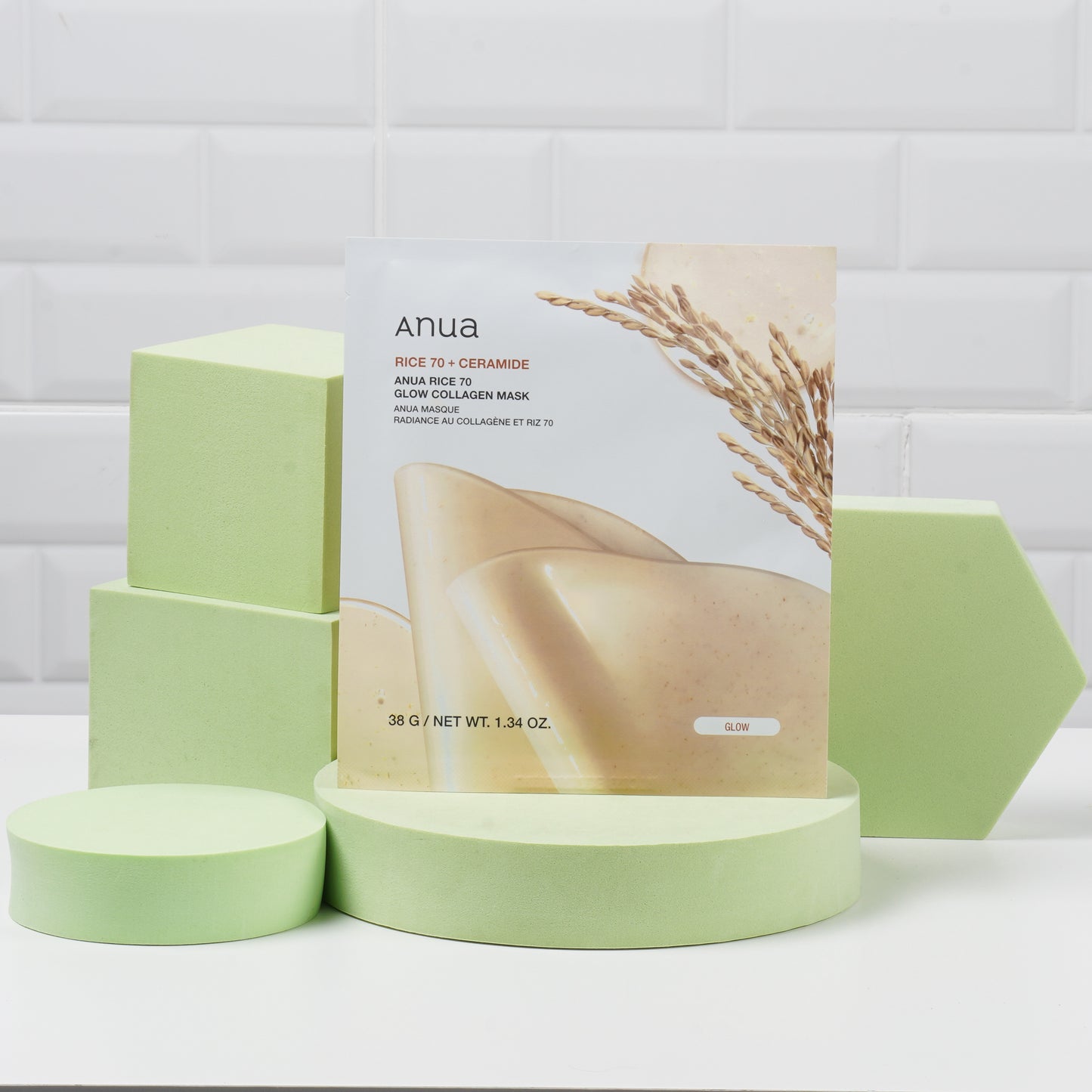 ANUA: RICE 70 GLOW COLLAGEN MASK